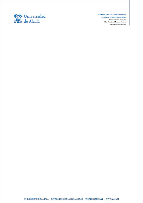 Papel de carta modelo